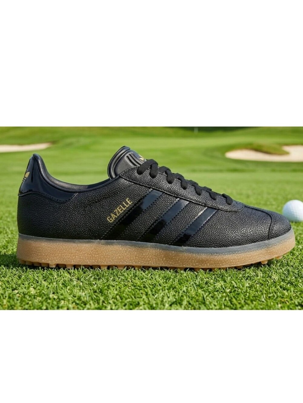 Adidas Originals Gazelle Golf LUX Black Gum Spikeless